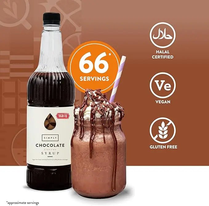 Simply Sugar Free Chocolate Syrup - Honesty Sales