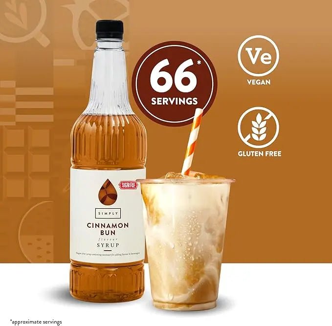 Simply Sugar Free Cinnamon Bun Syrup - Honesty Sales