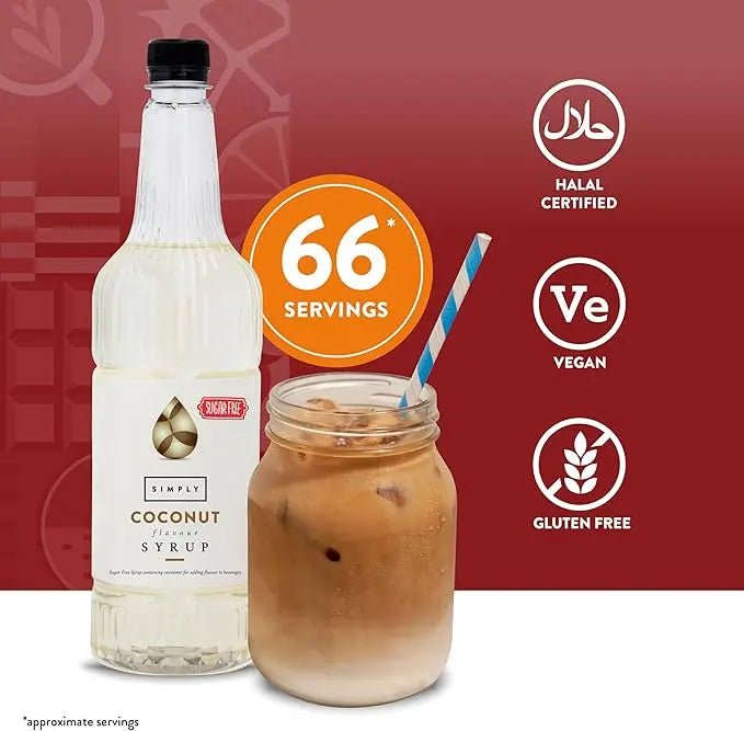 Simply Sugar Free Coconut Syrup - Honesty Sales