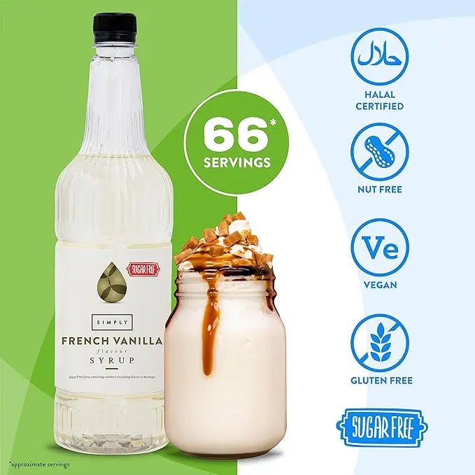 Simply Sugar Free French Vanilla Syrup - Honesty Sales