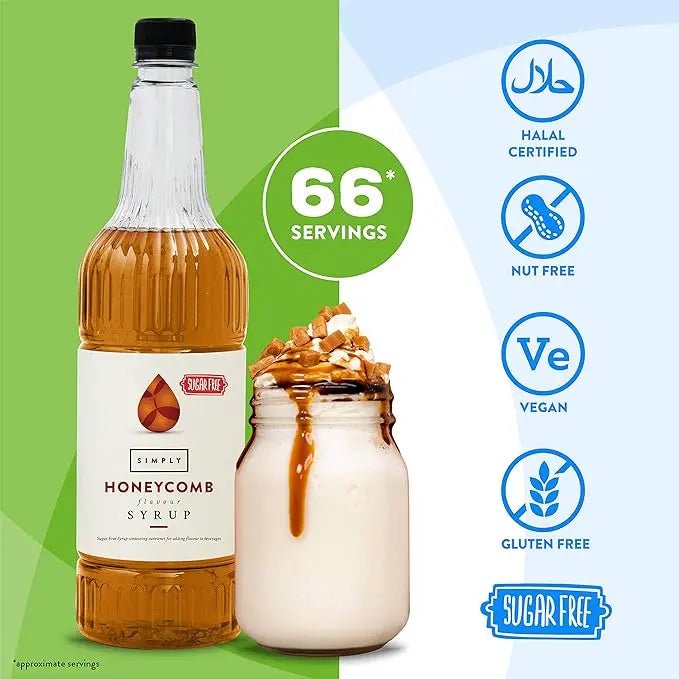 Simply Sugar Free Honeycomb Syrup - Honesty Sales