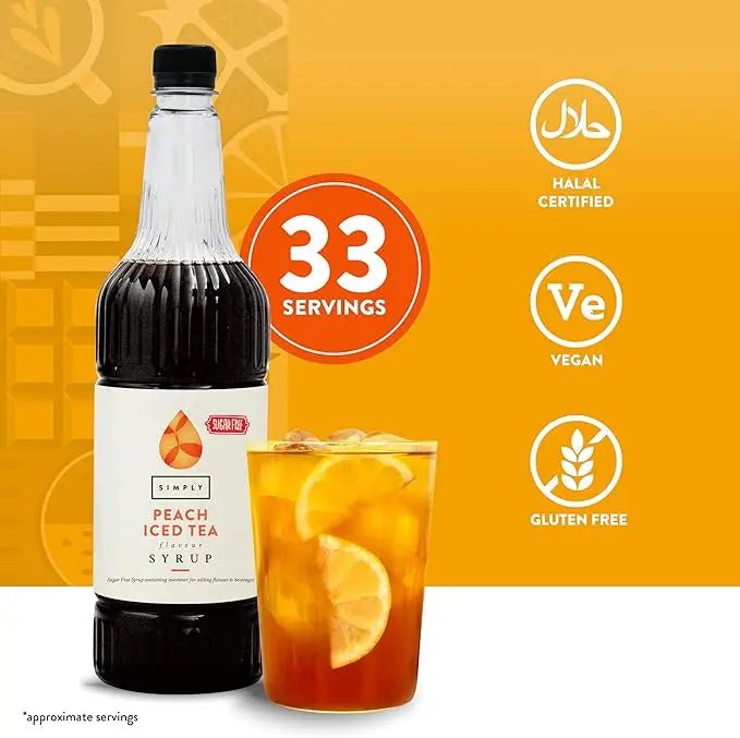 Simply Sugar Free Peach Iced Tea - Honesty Sales