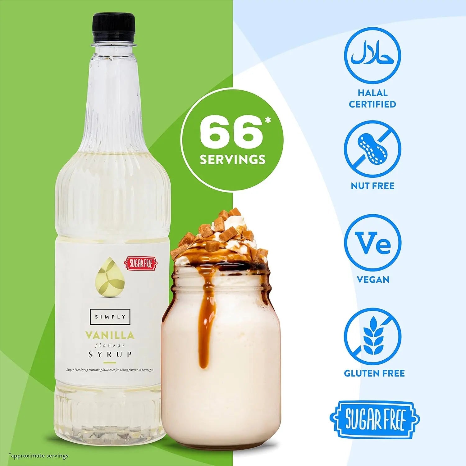 Simply Sugar Free Vanilla Syrup - Honesty Sales
