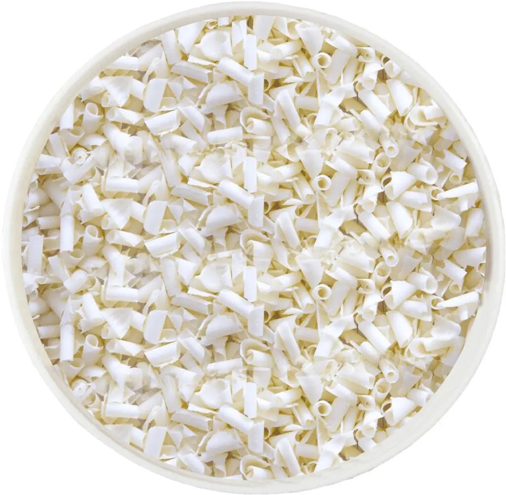 Simply White Chocolate Curls - Honesty Sales