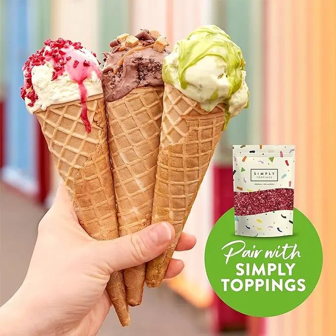 Simply White Chocolate with Hazelnut Topping Sauce - Honesty Sales