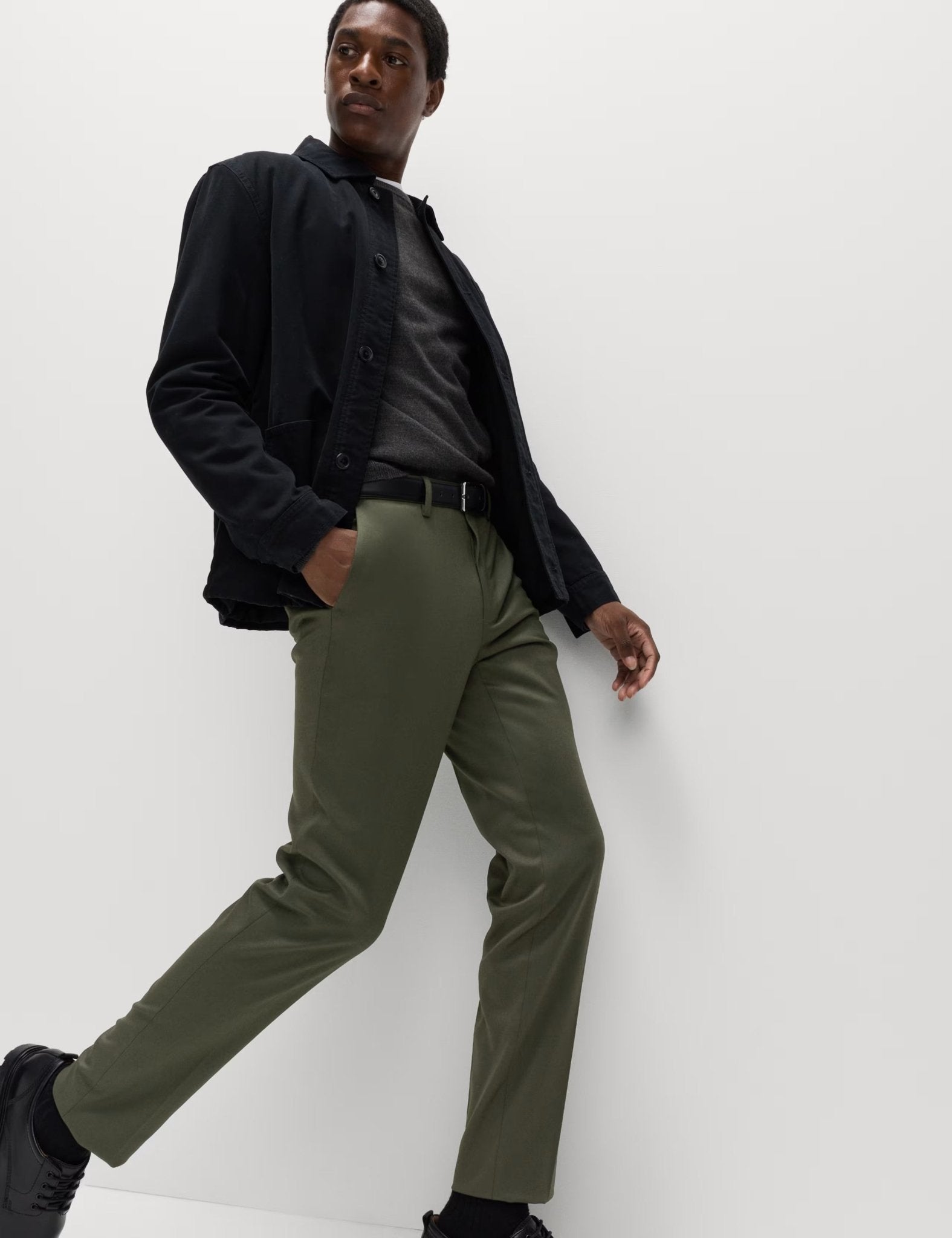 Slim Fit Smart Stretch Trousers - Honesty Sales