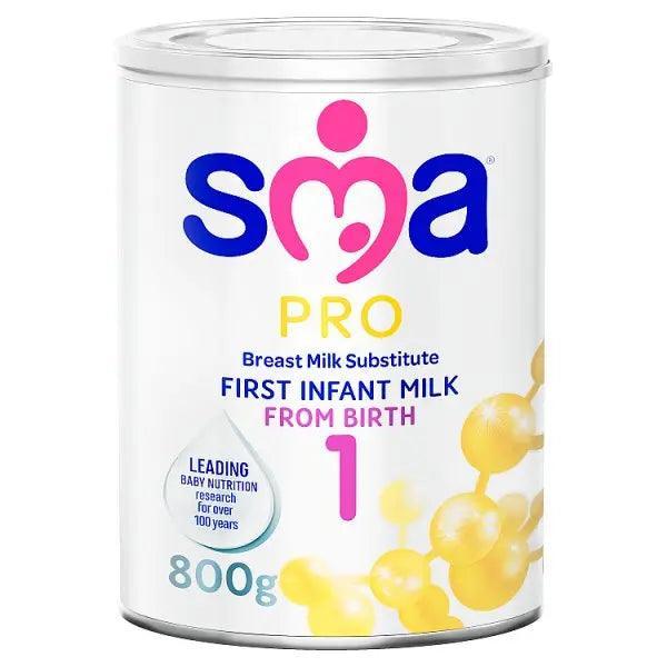 SMA® PRO First Infant Baby Milk Powder Formula from birth 800g - Honesty Sales