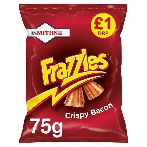Smiths Frazzles Crispy Bacon Snacks £1 PMP 75g (Case of 15) - Honesty Sales