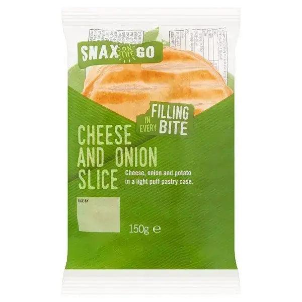 Snax on the Go Cheese and Onion Slice 150g (Case of 6) - Honesty Sales