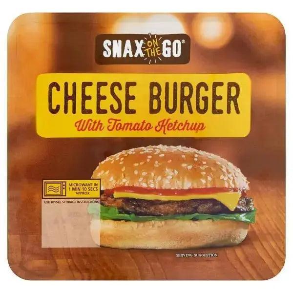 Snax on the Go Cheese Burger with Tomato Ketchup 140g - Honesty Sales