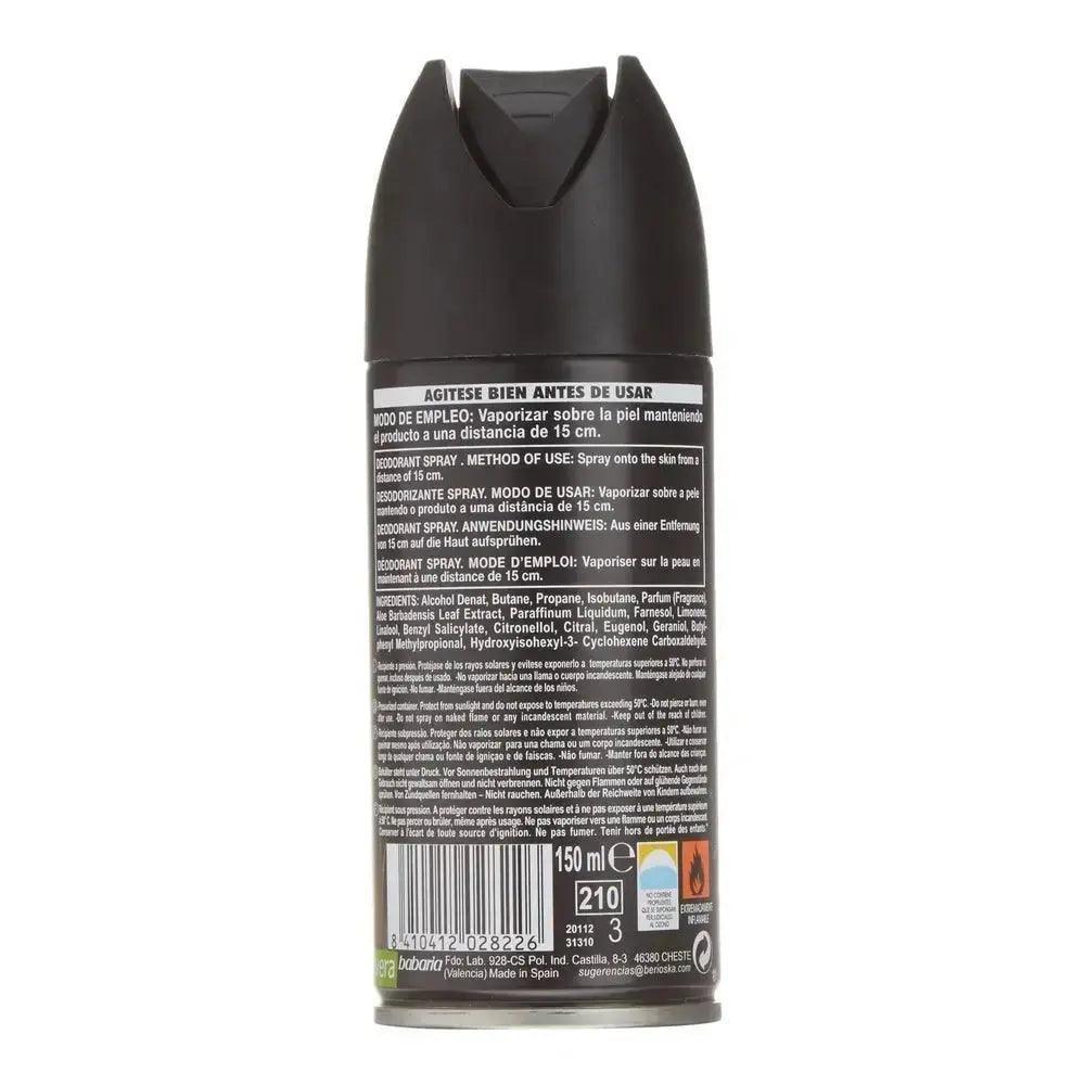 Spray Deodorant Men Splash Babaria (150 ml) - Honesty Sales