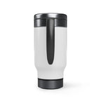 Stainless Steel Travel Mug with Handle, 14oz - Honesty Sales