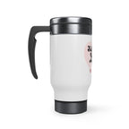 Stainless Steel Travel Mug with Handle, 14oz - Honesty Sales