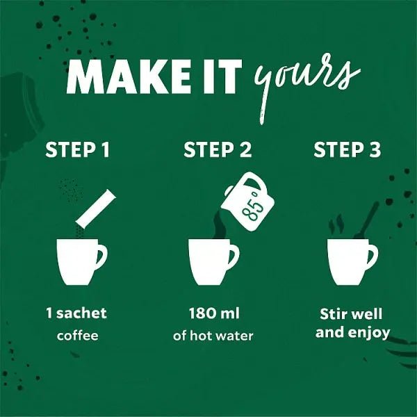 Starbucks Caramel Latte Instant Coffee Sachets 5 x 23g (Case of 6) - Honesty Sales