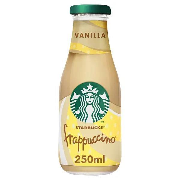 Starbucks Frappuccino Vanilla Flavoured Milk Iced Coffee 250ml (Case of 8) - Honesty Sales