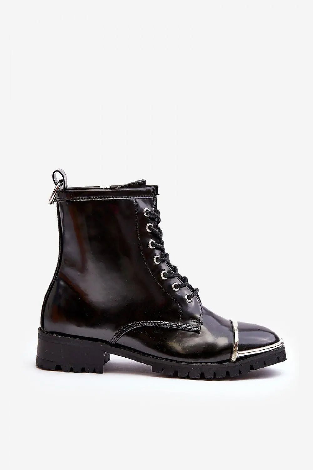 Step in style Classic black color rock boots - Honesty Sales