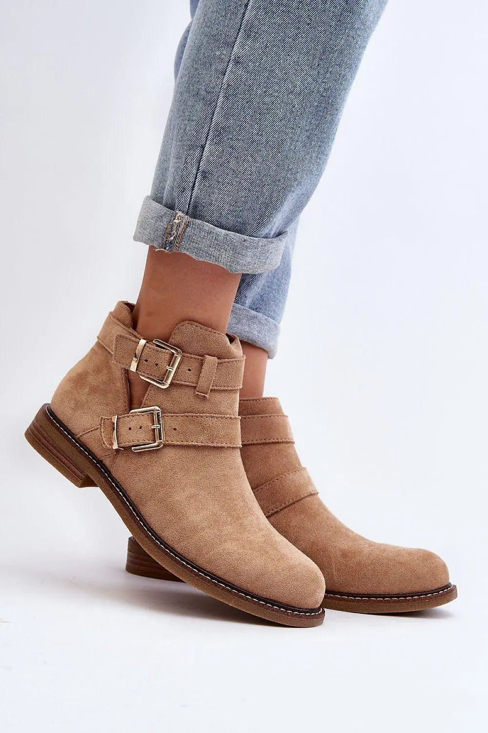 Step in style classic women's boots made of eco-suede - Honesty Sales