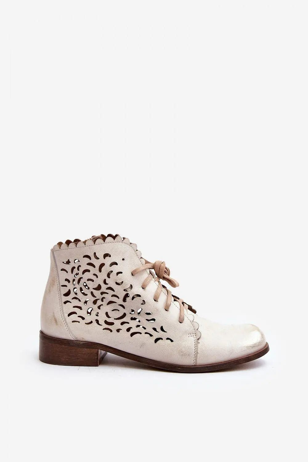 step in style natural high-quality leather women's boots - Honesty Sales