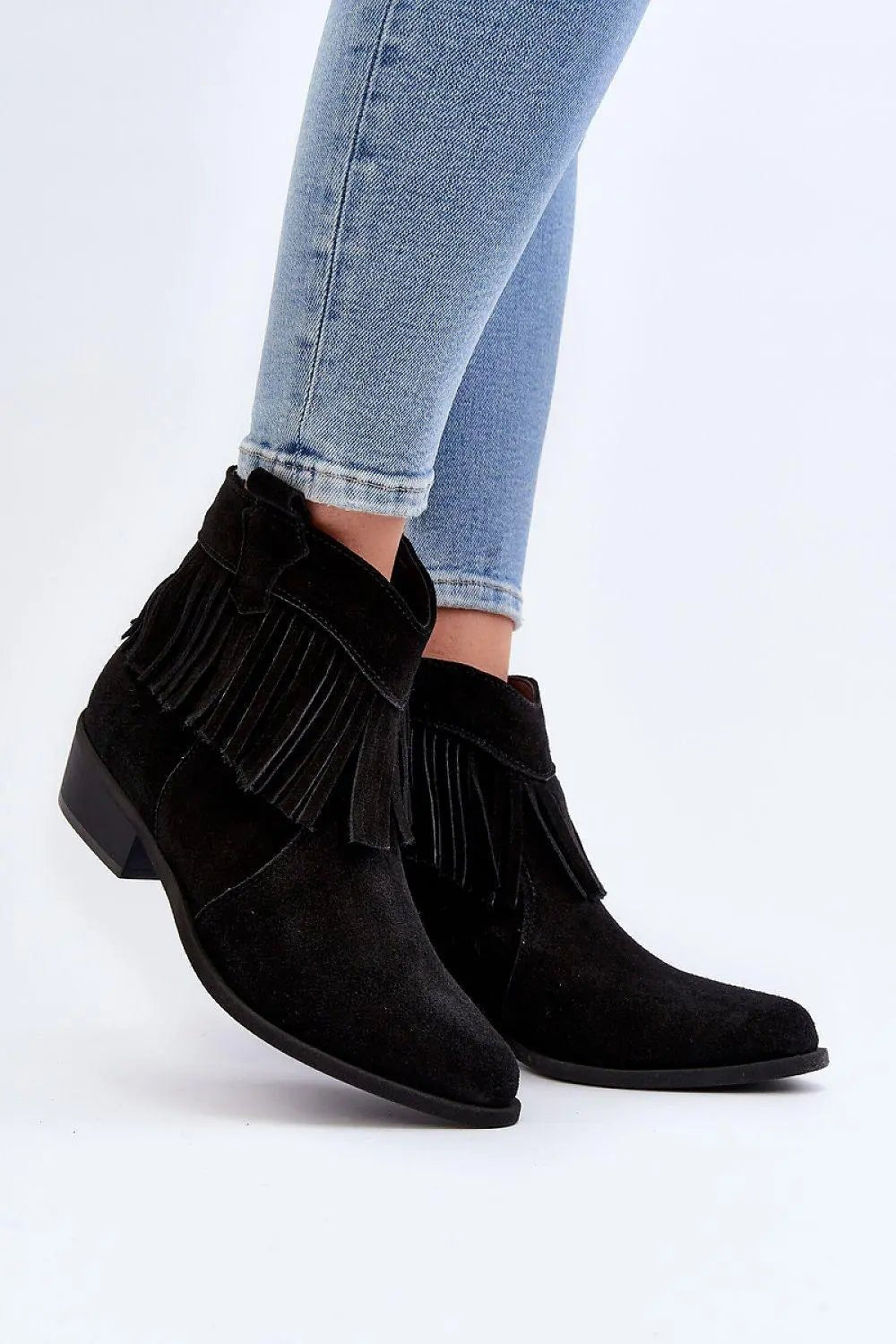 Step in style natural leather women's zipper boots - Honesty Sales