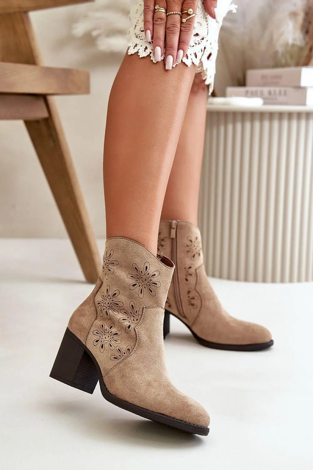 Step in style Women's ankle heel boots from the Jezzi brand - Honesty Sales