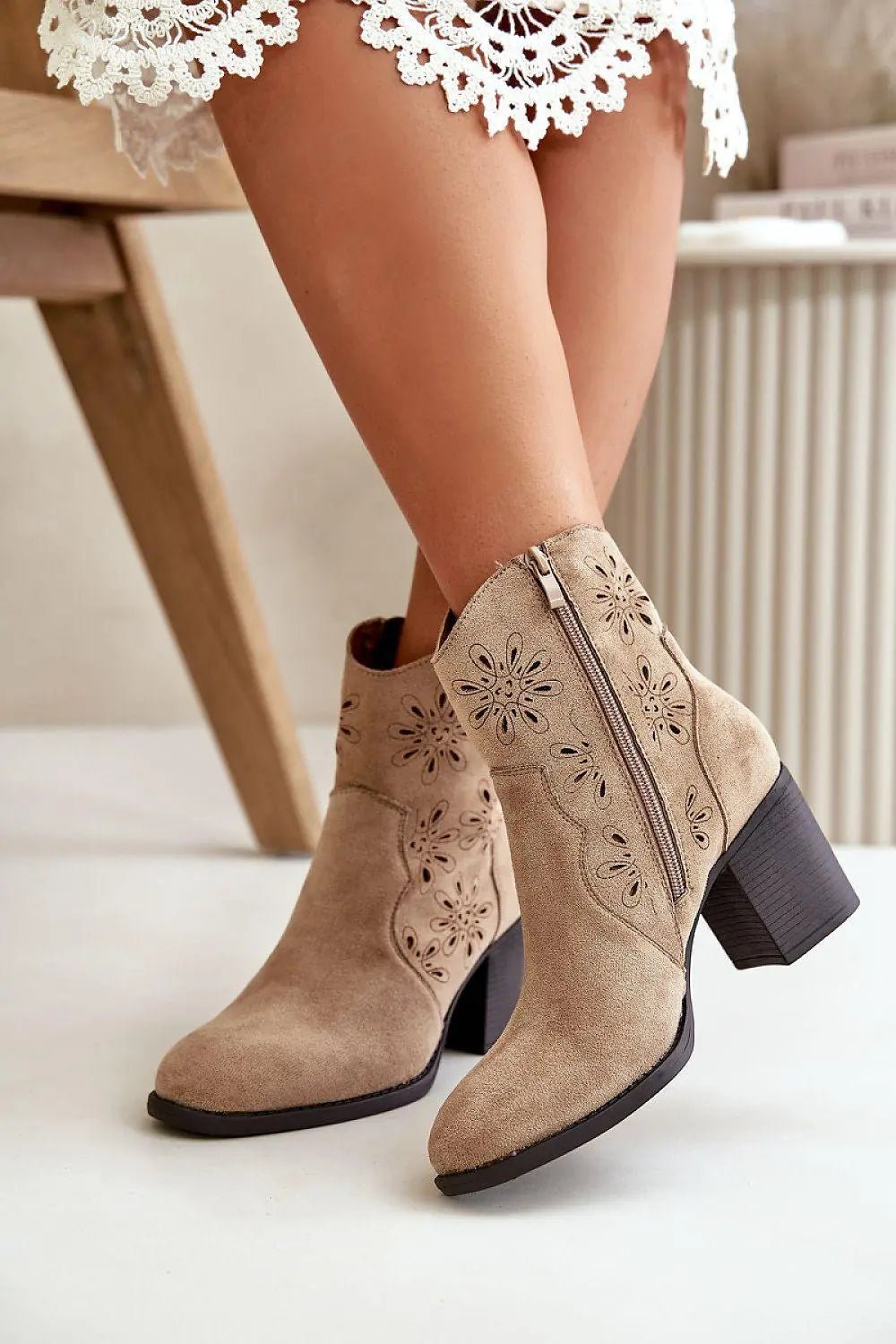 Step in style Women's ankle heel boots from the Jezzi brand - Honesty Sales