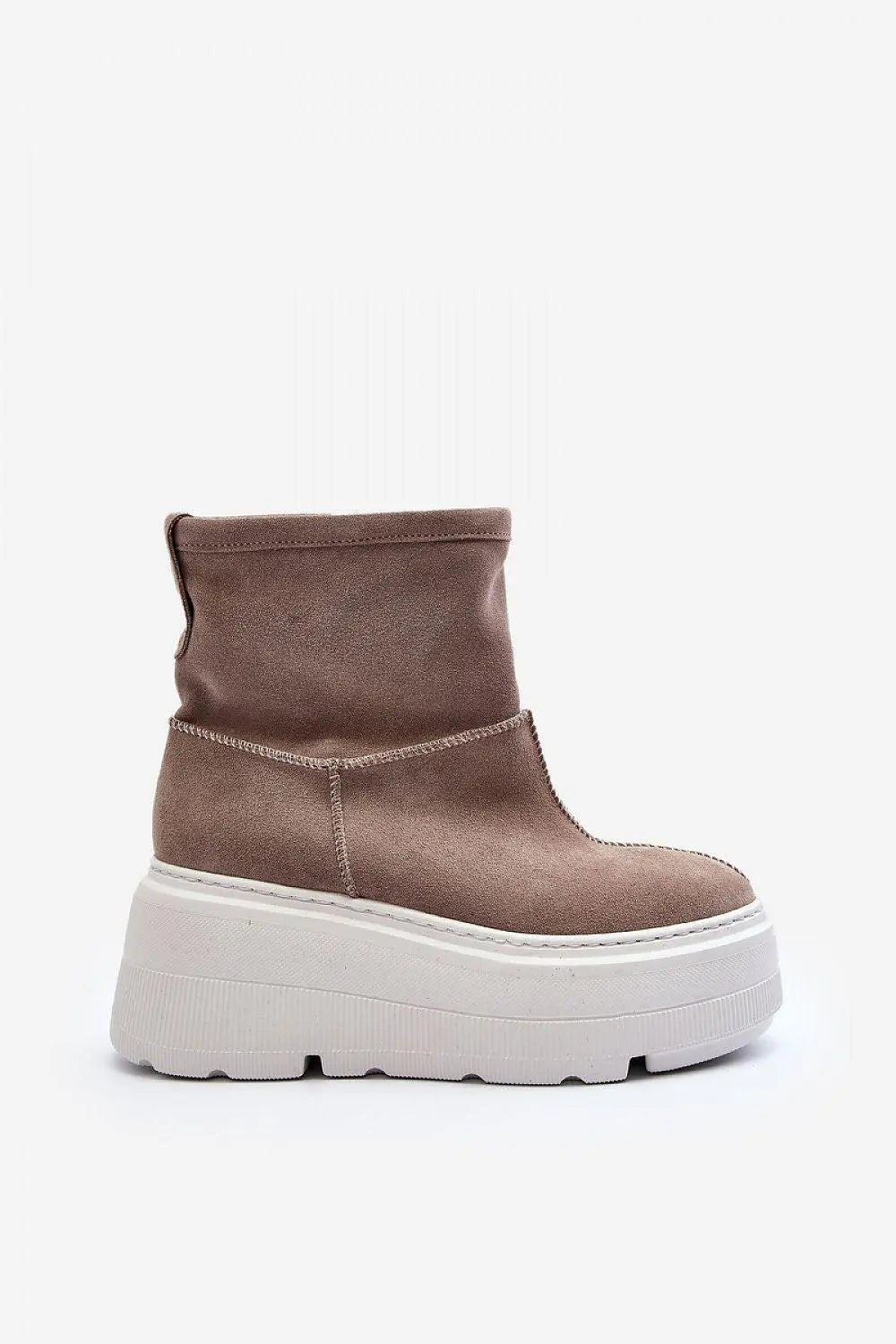 Step in style women's buskin boots made of natural leather - Honesty Sales