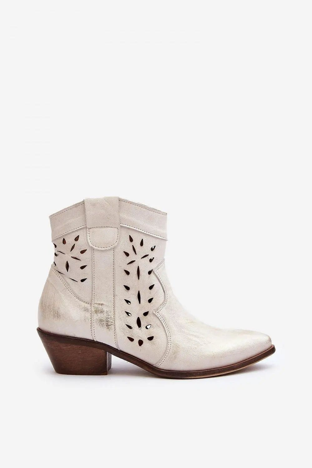 Step in style Women's cowgirl-style boots are made of natural leather - Honesty Sales