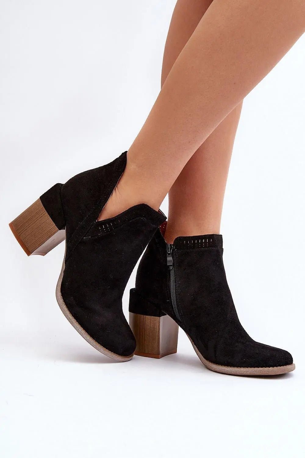 Step in style women's eco-suede boots - Honesty Sales