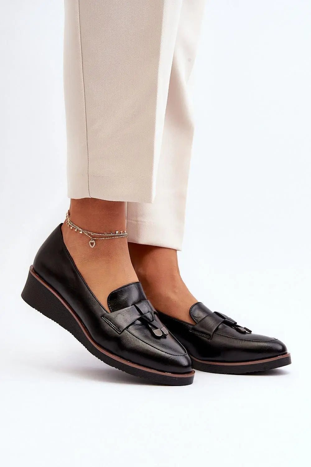 Step in style Women's half-shoes set on a light anchor - Honesty Sales