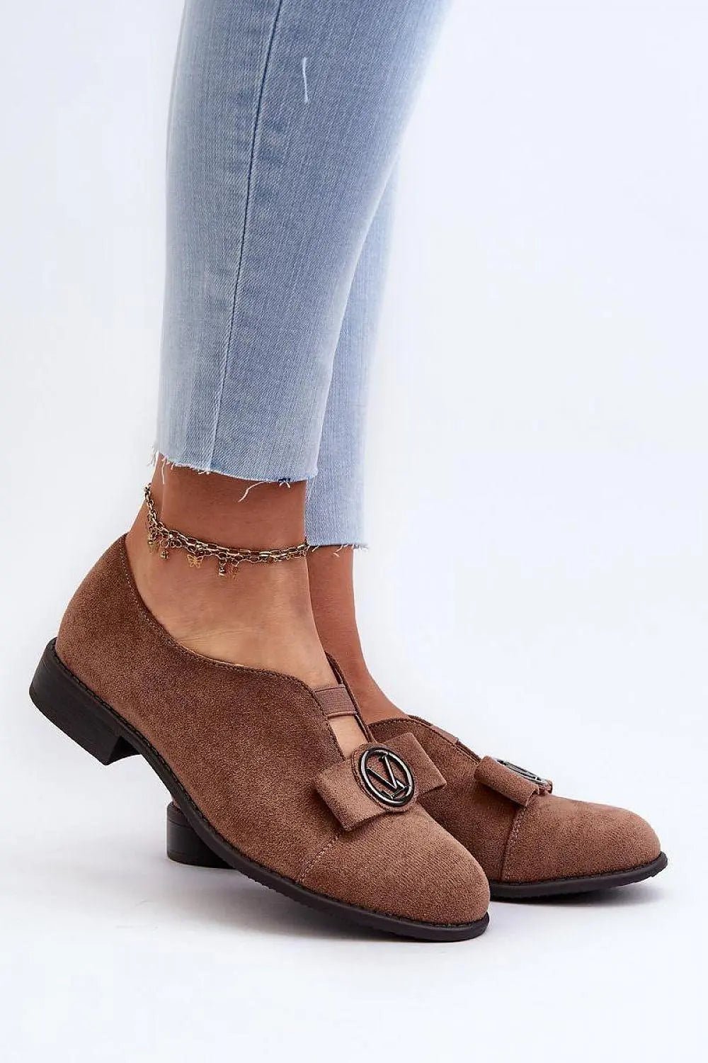 Step in style Women's semi-boots made of eco-suede - Honesty Sales