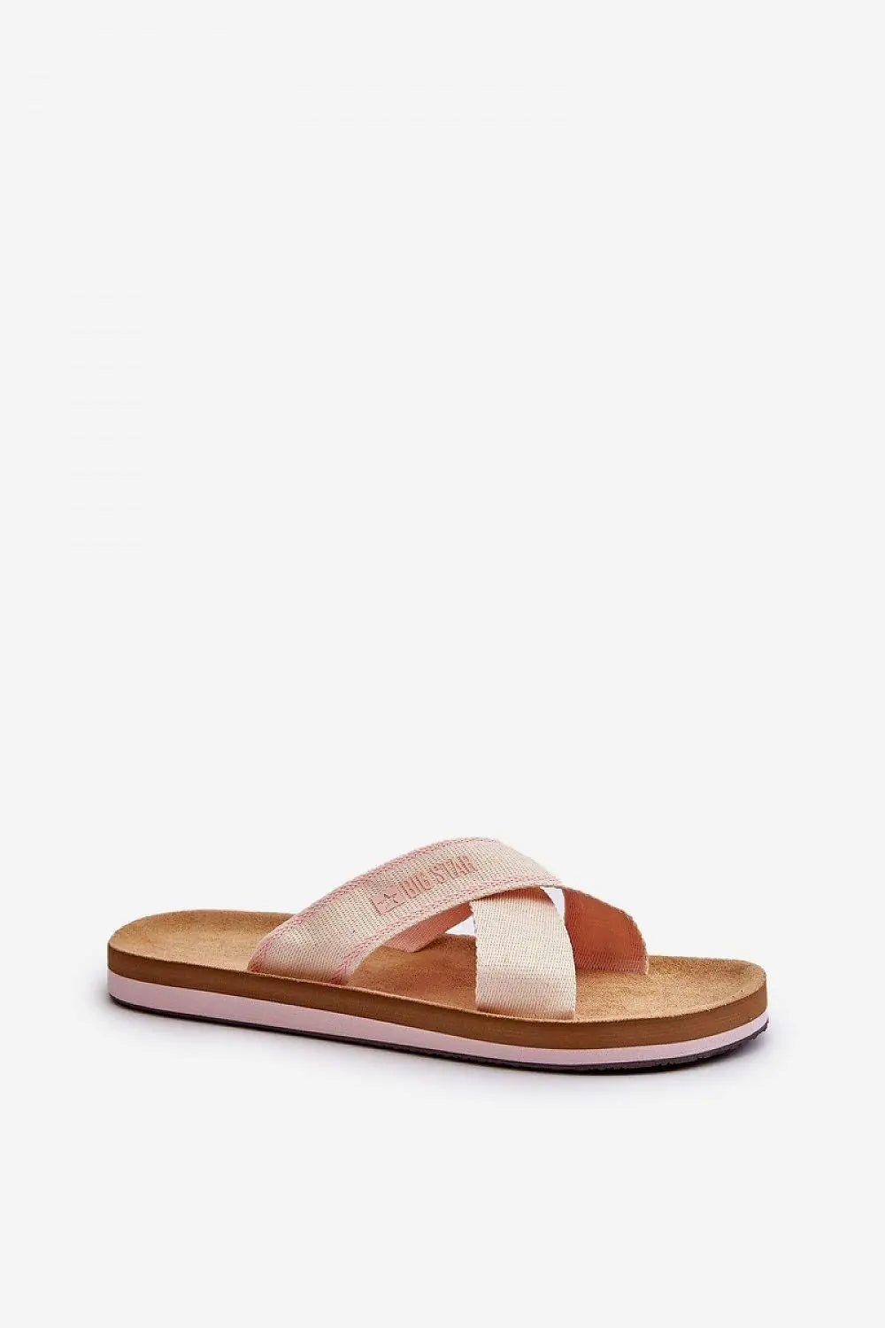 Step in style women's two intertwining straps flip-flops from the Big Star brand - Honesty Sales
