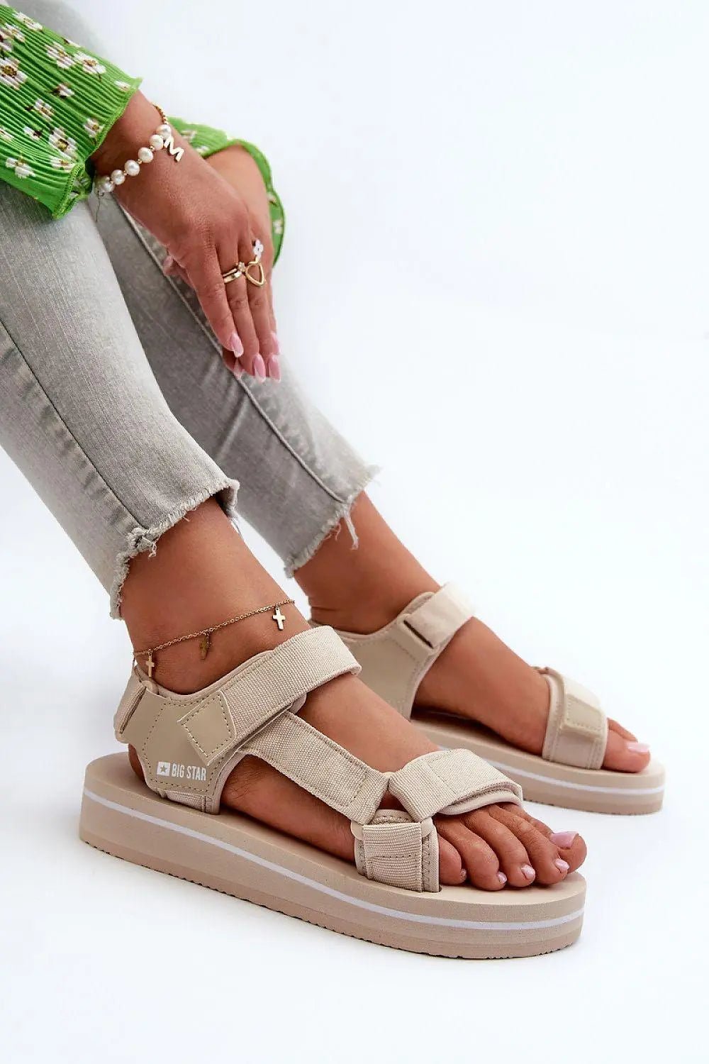 Step in style women's velcro strap comfor sandals - Honesty Sales