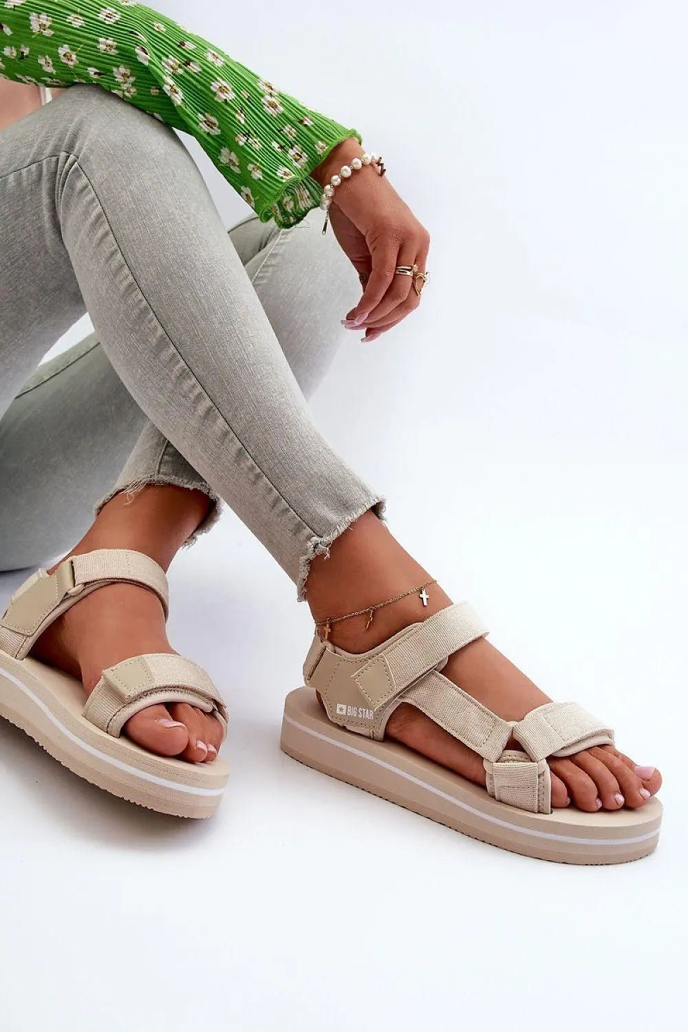 Step in style women's velcro strap comfor sandals - Honesty Sales
