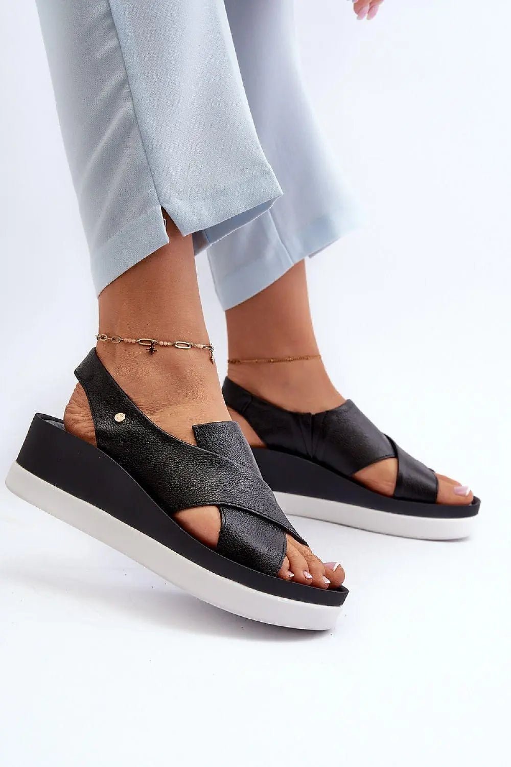 Step Into Style – Buskin Slip-On Comfort Sandals - Honesty Sales
