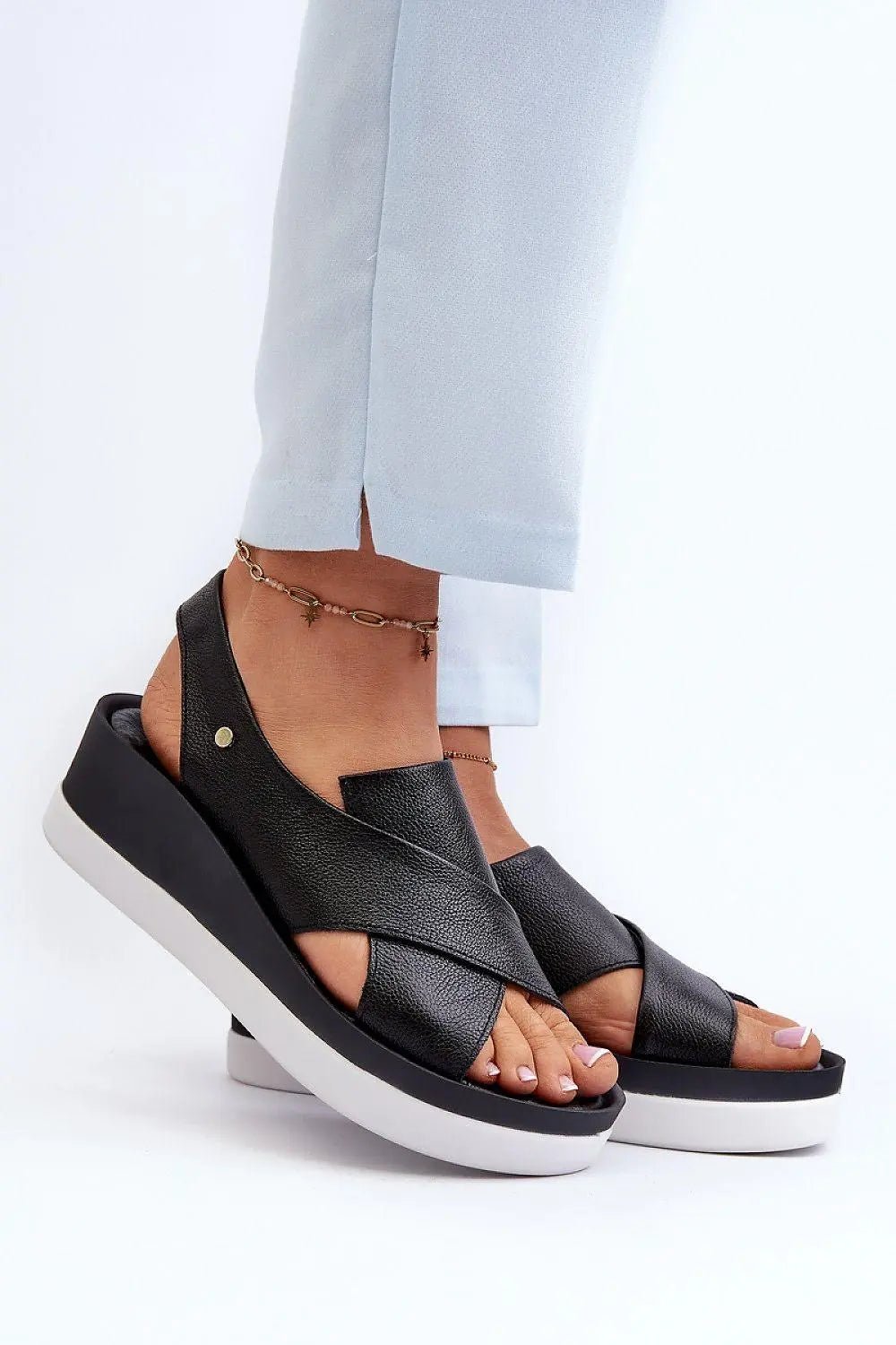 Step Into Style – Buskin Slip-On Comfort Sandals - Honesty Sales