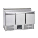 Sterling Pro Cobus SPU300PZ 3 Door Prep Counter 8 x GN1/6, 392 Litres - Honesty Sales