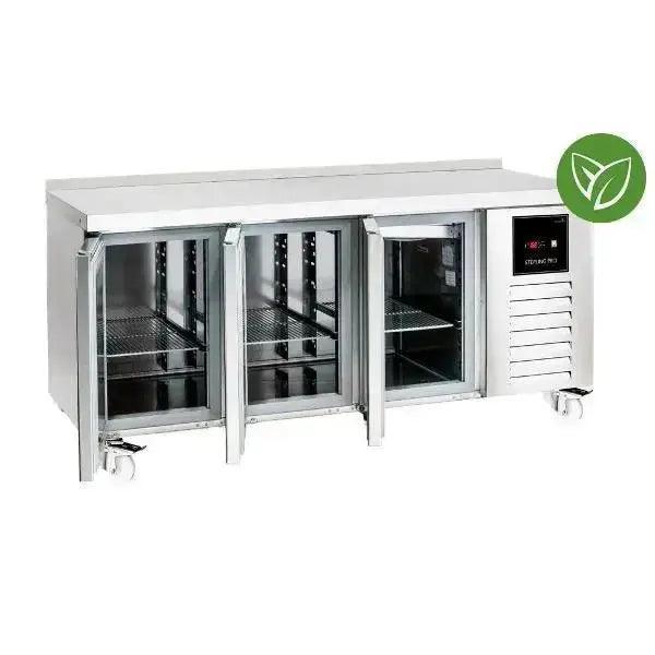 Sterling Pro Green Range Three Door Counter FRIDGE - Honesty Sales