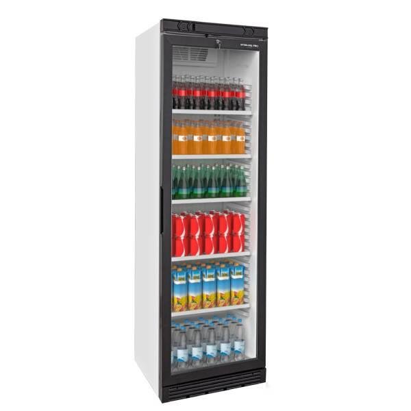 Sterling Pro Green SPG385 Upright Single Door Display Chiller, 379 Litres - Honesty Sales