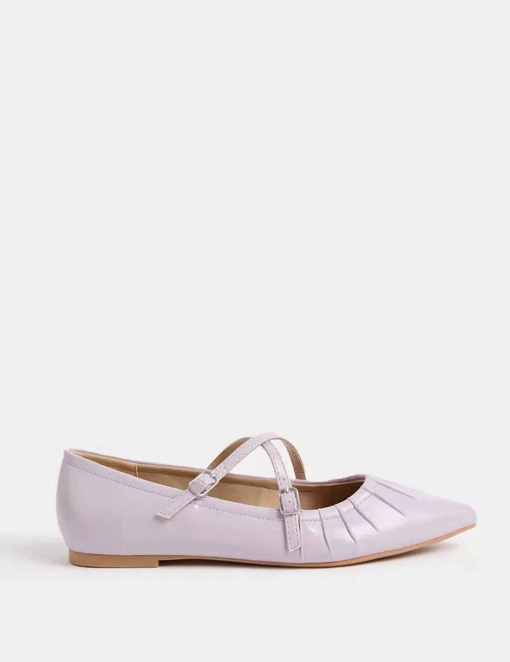 Strappy Pointed Ballet Pumps - Honesty Sales