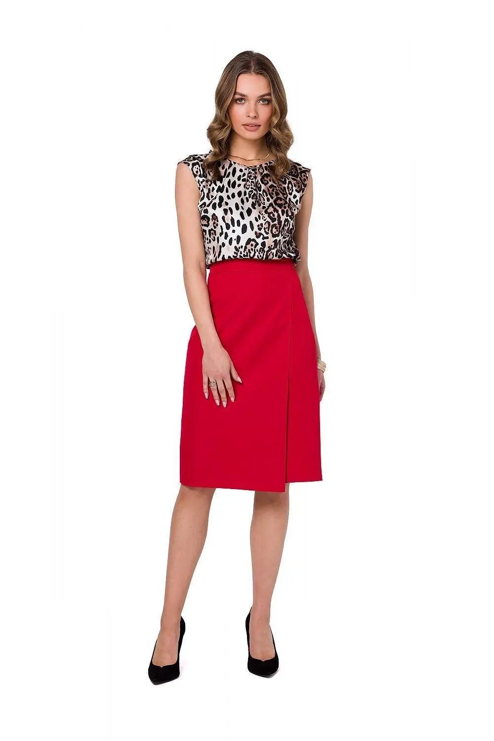 Stylove sleeveless and round neckline blouse - Honesty Sales