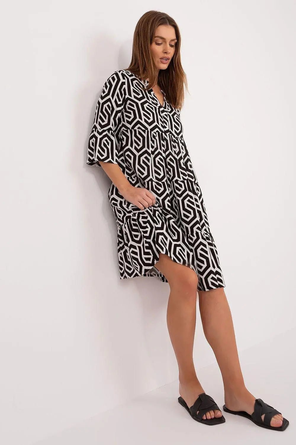 Sublevel comfort lightweight and breathable viscose daydress - Honesty Sales