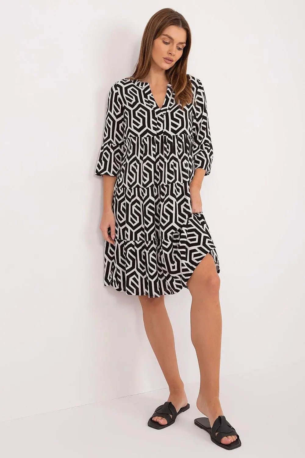 Sublevel comfort lightweight and breathable viscose daydress - Honesty Sales