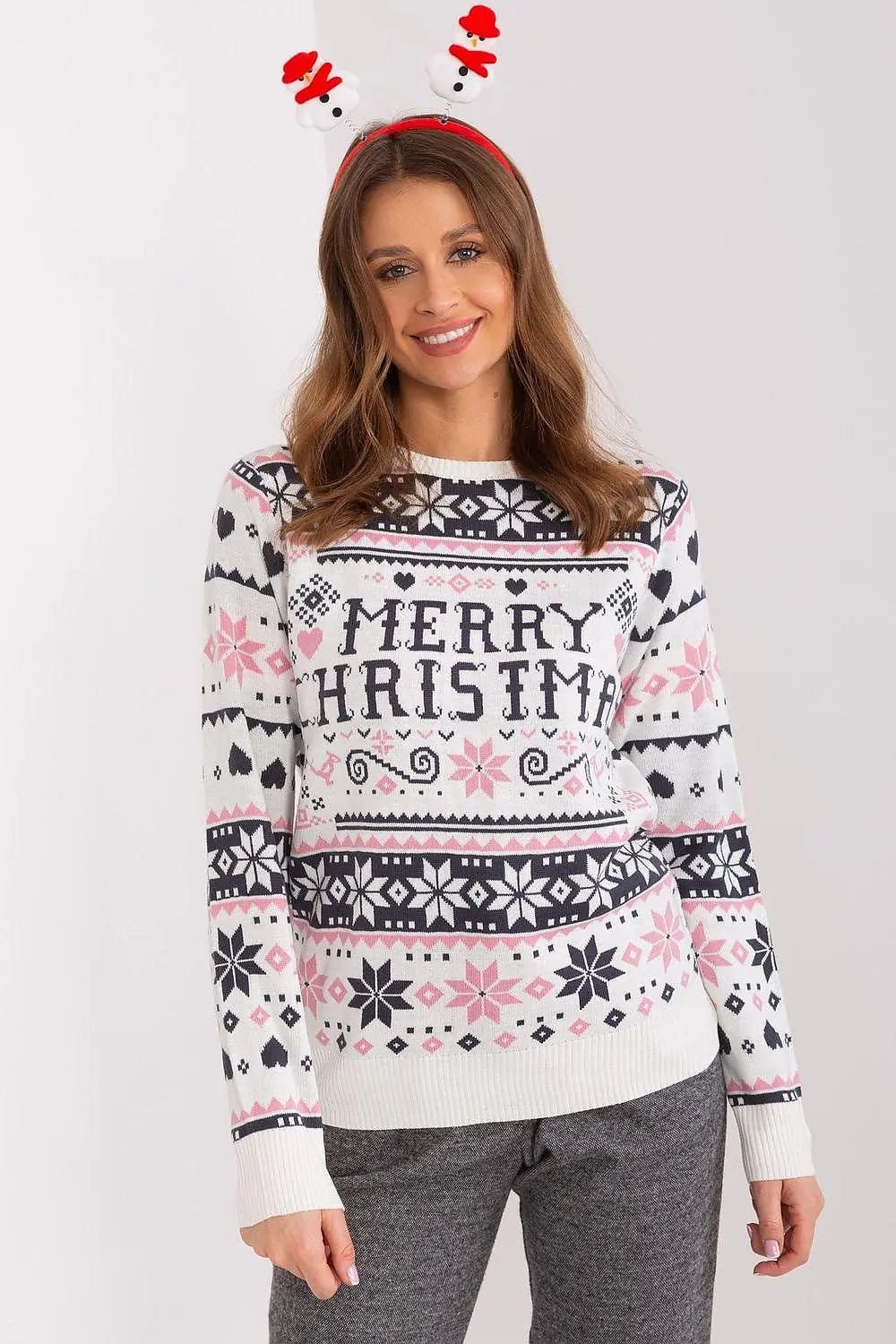 Sublevel comfortable polyacrylic christmas sweater - Honesty Sales