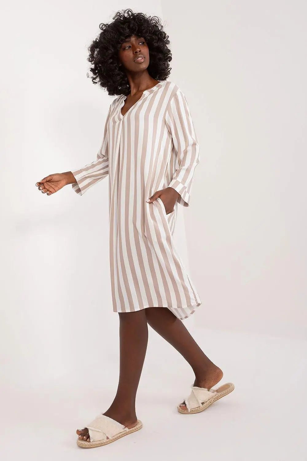 Sublevel fashionable soft and breathable viscose daydress - Honesty Sales