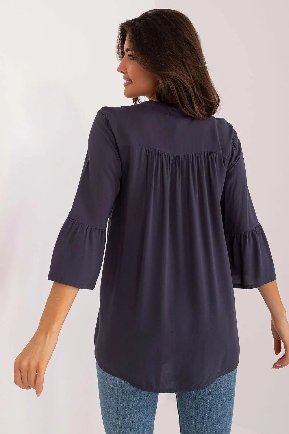 Sublevel high-quality viscose casual style blouse - Honesty Sales