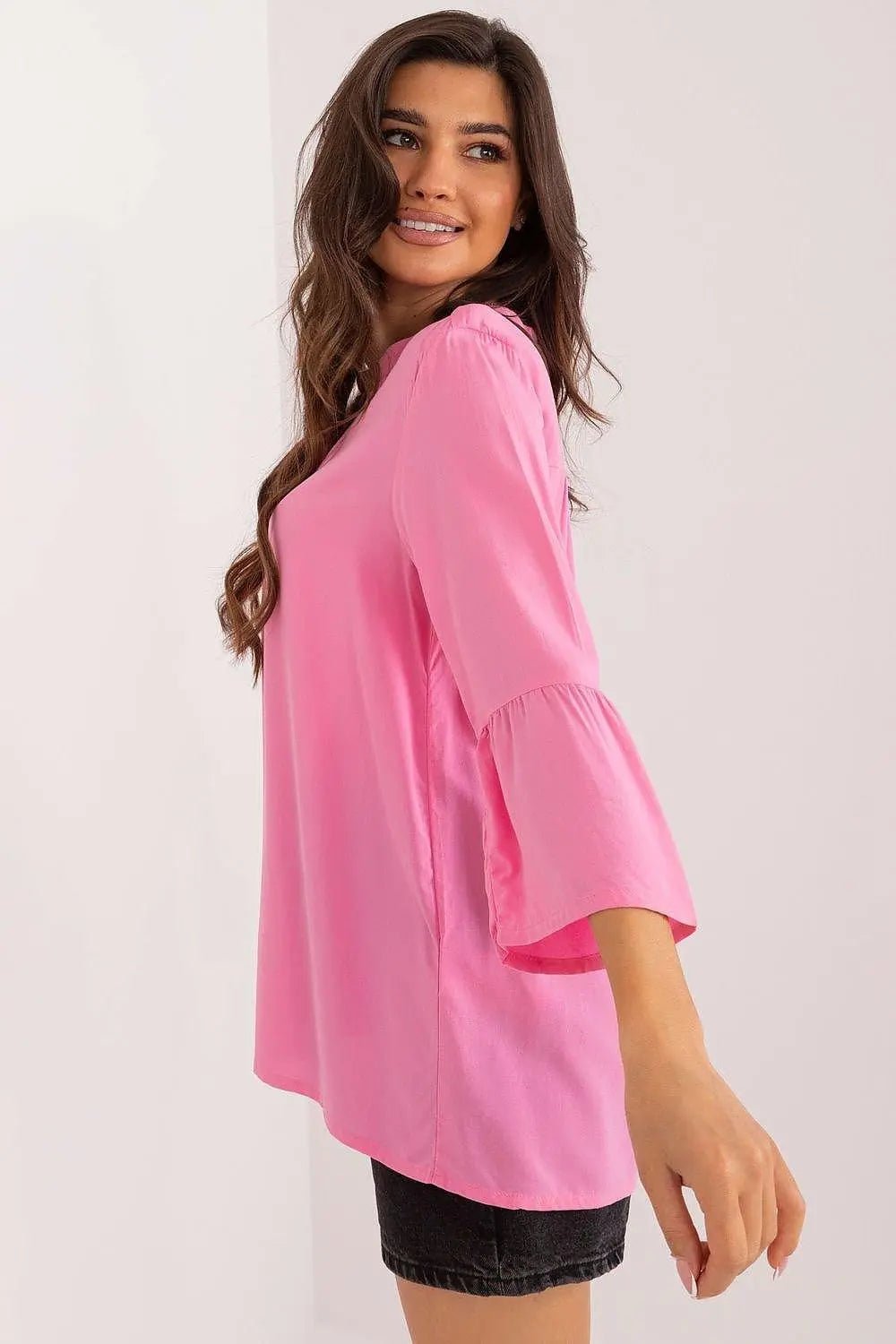 Sublevel high-quality viscose casual style blouse - Honesty Sales