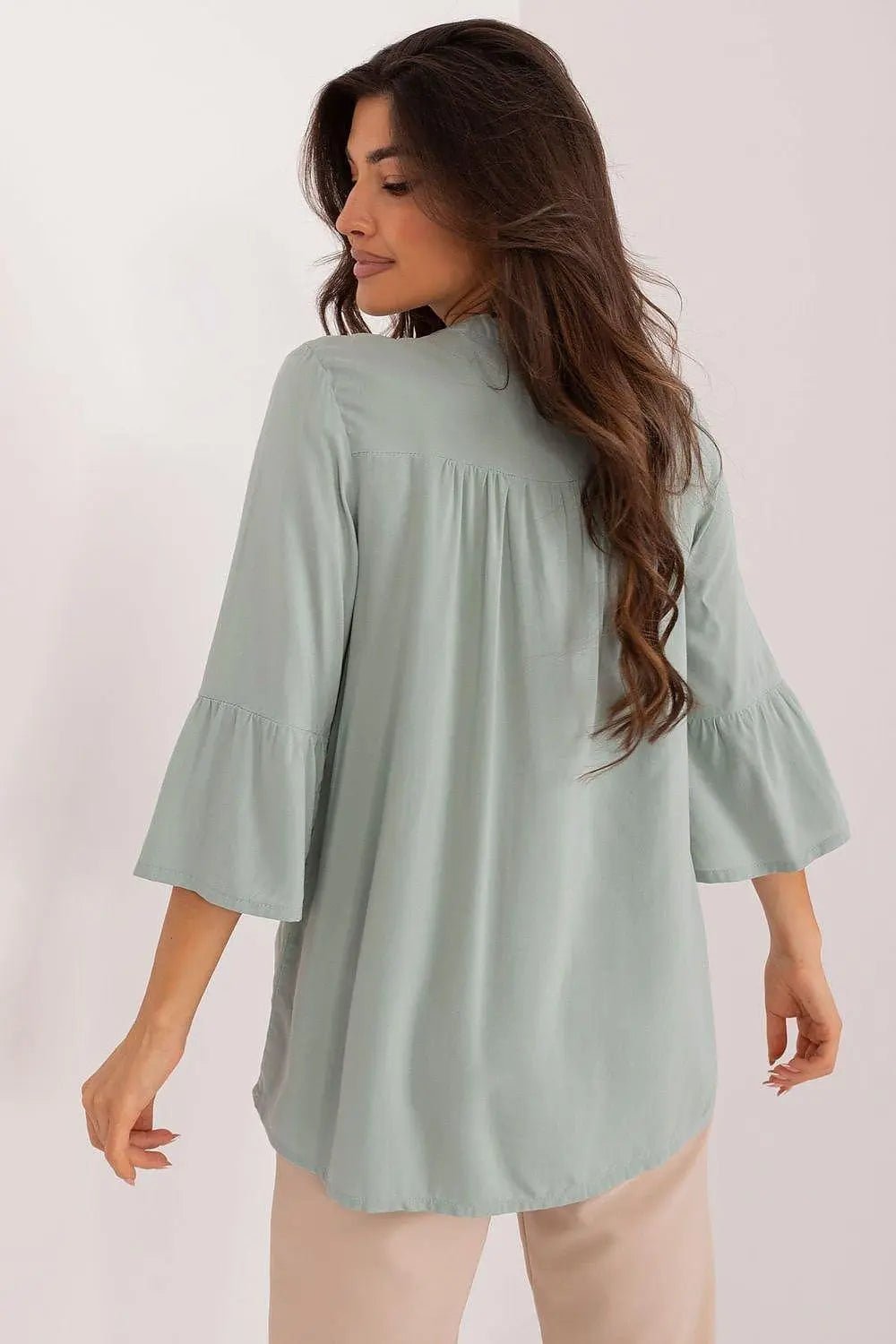 Sublevel high-quality viscose casual style blouse - Honesty Sales