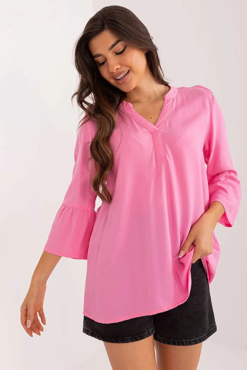 Sublevel high-quality viscose casual style blouse - Honesty Sales