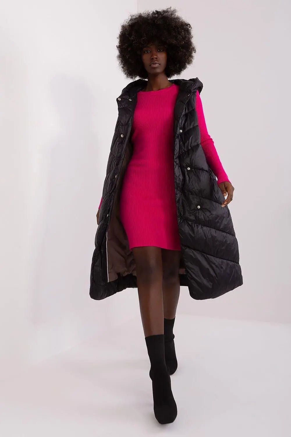 Sublevel Quilted insulated vest with hood - Honesty Sales