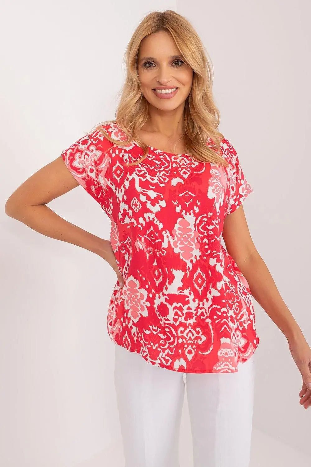 Sublevel unique design and lightweight material blouse - Honesty Sales